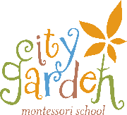 City Garden Montessori School Logo